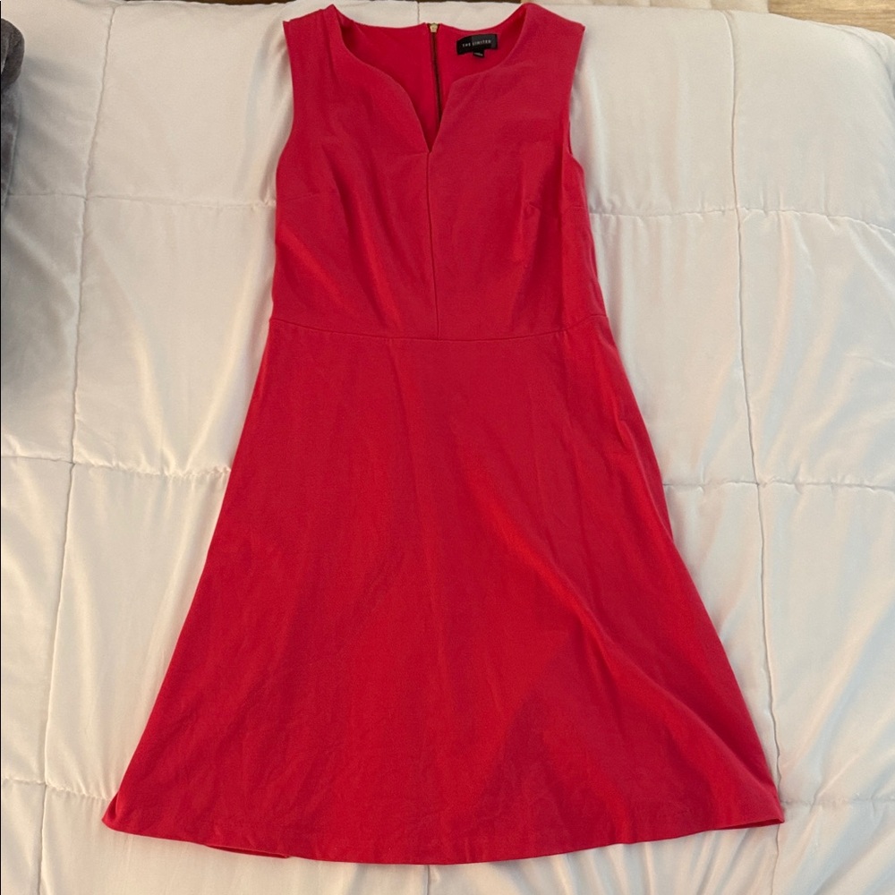 The Limited Vibrant Red Mini Dress